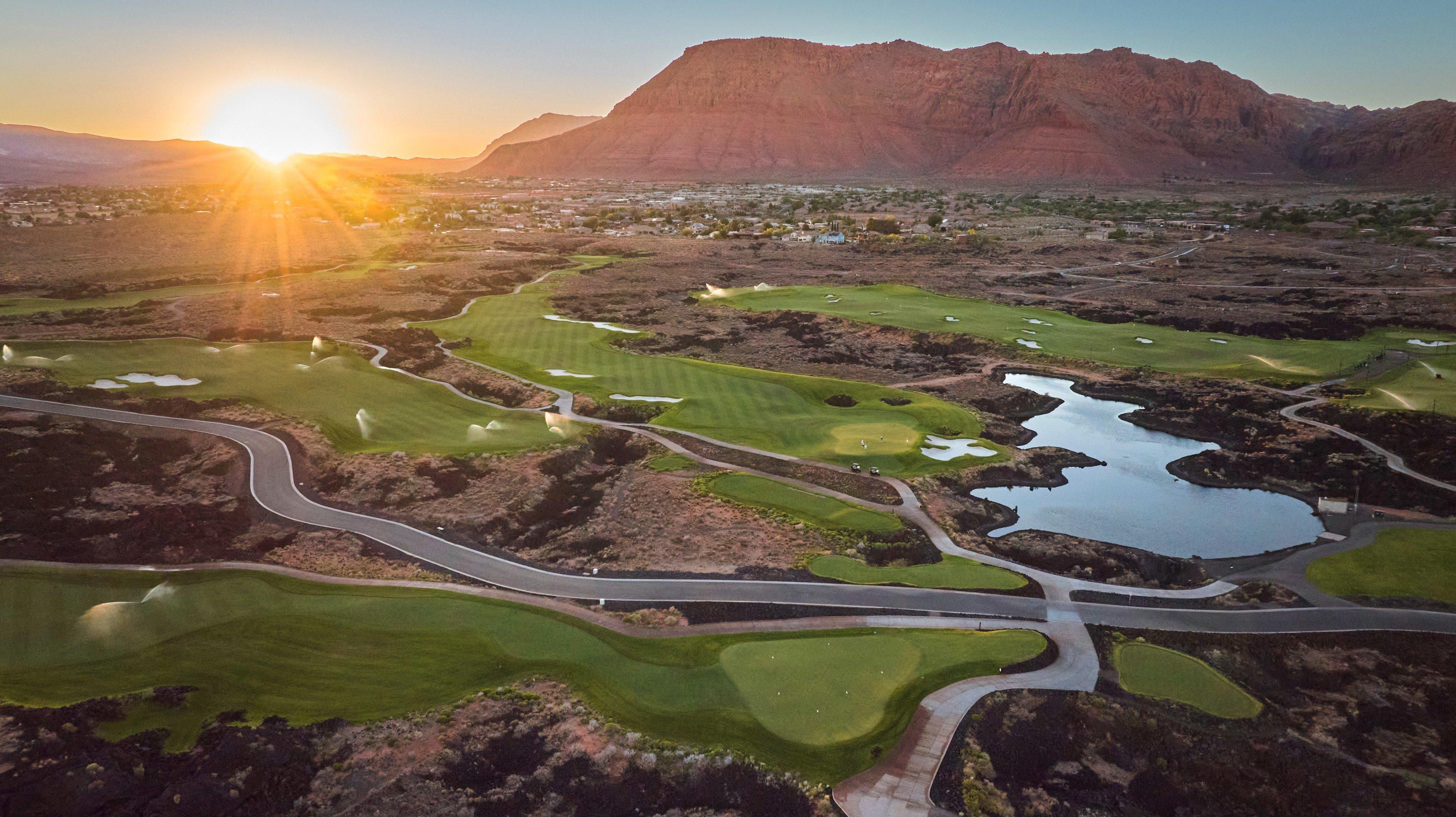 Drone picture of Course