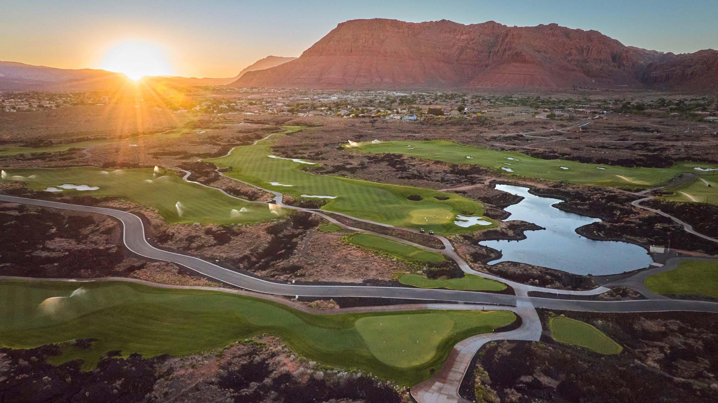 Drone picture of Course